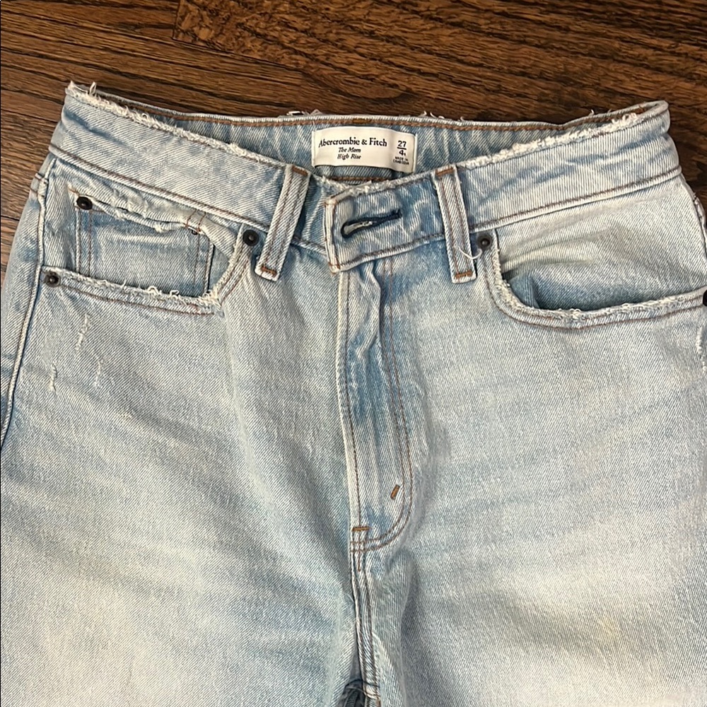 Abercrombie & Fitch Light Blue Mom Jeans